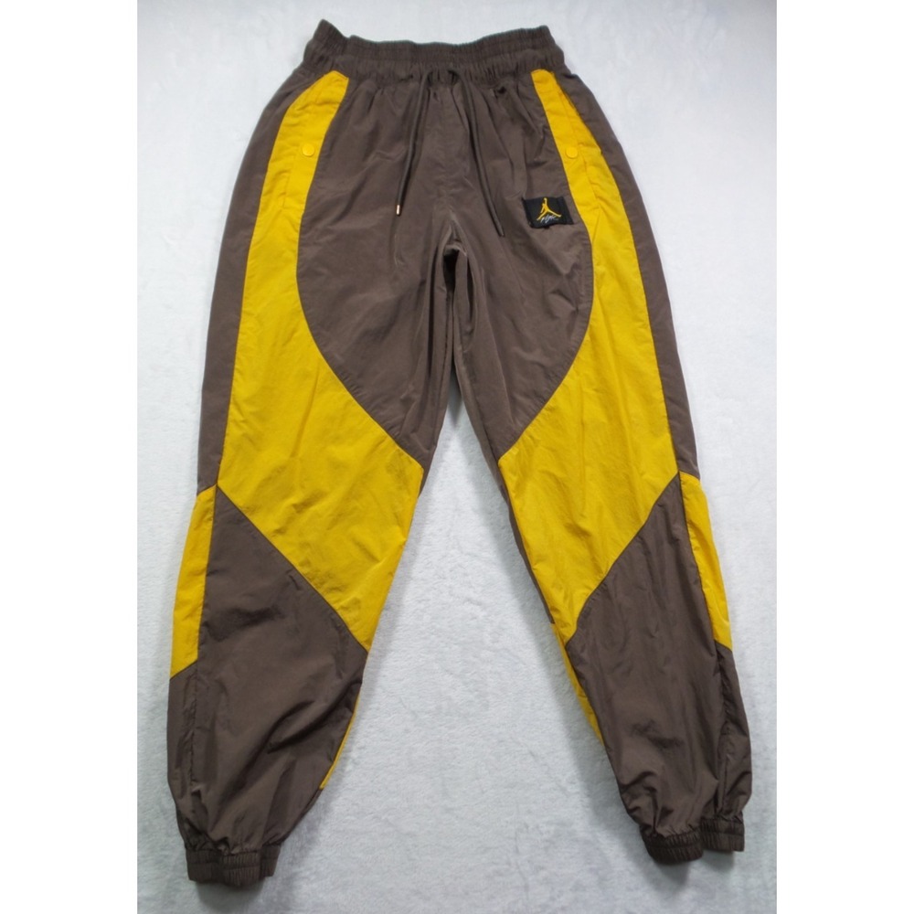 Nike Air Jordan Pants Womens Size Medium Brown University Gold Track Jumpman